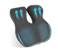 Zidoley Cuscino ortopedico in memory foam, rotondo, per emorroidi, per alleviare il coccige e la sciatica, ideale dopo l'intervento chirurgico, in gravidanza e seduta lunga, per ufficio e auto