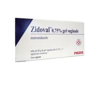Zidoval 0,75% Gel Vaginale Trattamento Vaginosi Batterica 40g