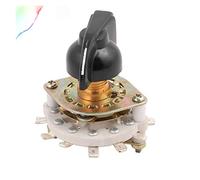 ZIDRMTKVK Encoder rotativo KCZ 1 Poli 6/7/8/9/10 Posizioni Selettore Interruttore Canale a Banda con Cappuccio(1 Pole 11 Position)