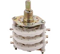 ZIDRMTKVK Interruttore Encoder 1PCS 3 Deck 6mm Albero Banda Canale Rotary Switch Selettore 3P6T/3P11T/3P8T(3p6t)