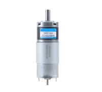 ZIDRMTKVK Motore Riduttore a Corrente Continua con epicicloidale da 12 V, 24 e 15 W, Coppia Elevata 36 mm, Motore Piccolo GP-555(8mm Only Motor,12V 37RPM)