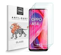 Zidwzidwei Pellicola Protettiva in Vetro Temperato per Oppo A54 [3Pezzi], Durezza 9H, 2.5D Alta Definizione, Senza Bolle, Anti Graffio Protezione Schermo per Oppo A54