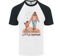 Zie Favourite Umano Divertente Nipote Uomo S/S Baseball T-Shirt