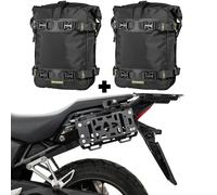 Zieger Bundle Supporto Valigie Laterali + Borse M Compatibile con Honda NX 500