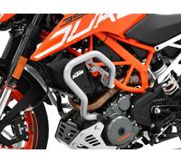 Zieger Caduta di Prua Staffa di Protezione Urti per KTM 390 Duke Argento