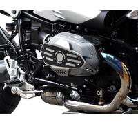 ZIEGER Compatibile Con Il Motociclo BMW R NineT Argento| Nero
