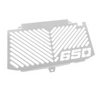 Zieger Copertura Radiatore Compatibile Con Bwm F 650 GS/F 700 GS Logo IN Argento