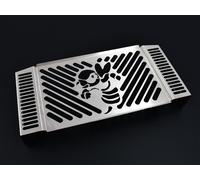 Zieger Copertura Radiatore per Suzuki Sv 650 N Bj 1999-02 Griglia Ape Argento