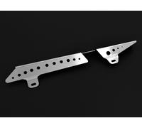 Zieger Kettenabschirmung per Kawasaki ZR750 Zefiro Bj 1993-1999 Argento