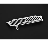 Zieger Öl-kühlerschutz Compatibile Con Triumph Speed Triple 1050 Argento Logo