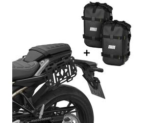 ZIEGER Porta Sacca Laterale + Sacche Taglia M Compatibile Con Suzuki GSX-8T | TT