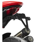 ZIEGER Porta Targa ZIEGER Classic per Ducati Monster, Nero, Posteriore