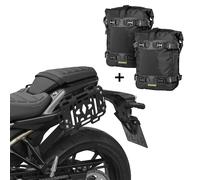 ZIEGER Portapacchi Laterale + 2 Borse (10L) Compatibile Con Suzuki GSX-8T | TT