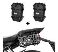 ZIEGER Portapacchi Laterale Compatibile Con Honda CB 650 R + Borse Taglia S