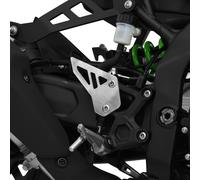 ZIEGER Protettori Di Tallone Compatibili Con Kawasaki Ninja ZX-4RR Argento