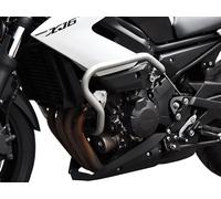 Zieger Protezione Telaio Staffa di Compatibile Con Yamaha XJ6 Bj 2013-16 Argento