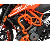 Zieger Caduta di Prua Paracolpi Guardia Compatibile Con KTM 390 Duca Arancione