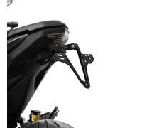 ZIEGER Supporto Portatarga Basic Nero per Zontes ZT 125 U 2020-24, Metallo