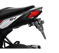 ZIEGER Supporto Portatarga Nero Per Suzuki SV 650 CH Compatibile