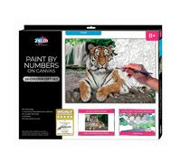 Zieler Kit Di Pittura Paint By Numbers Tiger