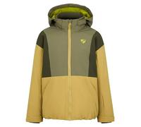 Ziener Abbe-z Sci/Giacca Invernale | Calda, Traspirante, Impermeabile, Verde (Verde Muschio), 140 Bambini e Ragazzi