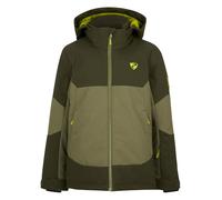 Ziener Agimo-z Giacca da Sci/Invernale, Calda, Traspirante, Impermeabile, Verde Muschio, 152 Bambini e Ragazzi