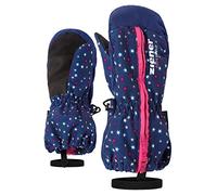 Ziener Baby LANGELO AS MINIS - Guanti da sci/sport invernali | impermeabili, traspiranti, stampa con fiocchi di neve (stampa a fiocchi di neve), 98 cm