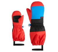 Ziener Bambino LIWI-Z - Muffolo da sci/sport invernali | impermeabile, con polsino lungo, rosso, 4