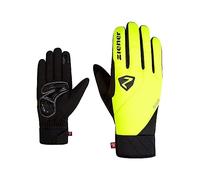 Ziener Donni GTX INF PR Guanti da ciclismo invernali, Primaloft, Gore-Tex Infinium, Poison Yellow, 8