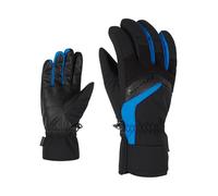Ziener GABINO Guanti da sci da uomo, per sport invernali, caldi, traspiranti, colore nero, blu persiano, 6,5
