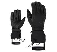 Ziener GAIKU - Guanti da sci da uomo, impermeabili, lunghi, in lana, colore nero, 10,5