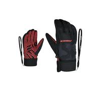 Ziener GARIM AS, Guanti da Sci/Sport Invernali, Impermeabili, Traspiranti Unisex-Adulto, Grigio Inchiostro Mimetico, 8