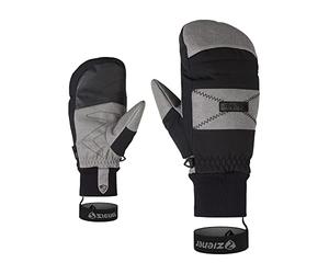 Ziener GENDON - Muffolo da sci da uomo, traspirante, impermeabile, alla moda, nero, 10