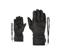 Ziener Getter-Z Guanti da sci da uomo, impermeabili, in lana, termici, grigio Iron Tec, 8,5