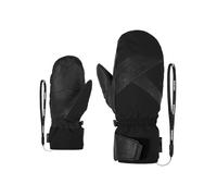 Ziener GETTERO-Z - Muffolo da sci da uomo, impermeabile, lana, termoshield, nero, 8