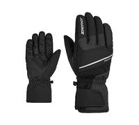 Ziener GEZIM Guanti da sci/sport invernali da uomo, impermeabili, traspiranti, Black tec, 7,5