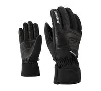 Ziener Glyxus, guanti da sci da uomo, per sport invernali, impermeabili, traspiranti, colore nero, 7