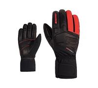 Ziener Glyxus, guanti da sci/sport invernali, impermeabili, traspiranti, colore rosso, 7,5