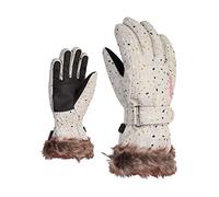 Ziener Guanti da sci da ragazza LIM, per sport invernali, caldi, traspiranti, stampa terazzo, 3