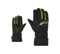 Ziener Guanti da sci GORDANUS da uomo/sport invernali | impermeabili, senza PFC, black.lime, 9