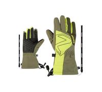Ziener Guanti da sci Laval-Z per bambini, impermeabili, in lana, extra caldi, Moss Green, 6