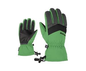Ziener Guanti da sci per bambini, impermeabili, traspiranti, verde palla, 4,5