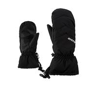 Ziener Guanti da sci per bambini LETTERO AS MITTEN GIUNOOR, impermeabili, traspiranti, neri, 6,5