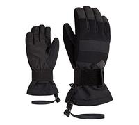 Ziener Guanti da snowboard/sport invernali per bambini, impermeabili, traspiranti; protector, nero, XS