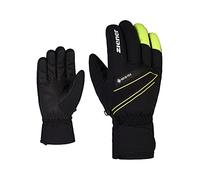 Ziener Gunar - Guanti da sci da uomo, impermeabili, traspiranti, caldi, Gore-Tex, colore nero, giallo, 7