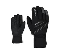 Ziener Gunar - Guanti da sci da uomo, impermeabili, traspiranti, caldi, Gore-Tex, colore nero, magnete, 9
