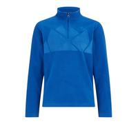 Ziener JONKI-Z - Maglione da Sci per Bambini, Strato Medio, in Pile, Caldo, Elastico, Riciclato, Blu Cobalto