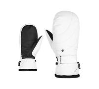 Ziener KAHLIA - Muffolo da sci da donna, per sport invernali | Primaloft, fodera in peluche, bianco, 8,5
