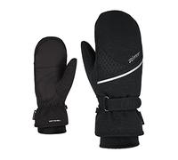 Ziener Kiani - Muffole da sci da donna, impermeabili, traspiranti, caldi, in Gore-Tex, nero, 8,5