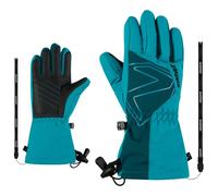 Ziener - Kid's Laval AS AW - Guanti 5,5 turchese